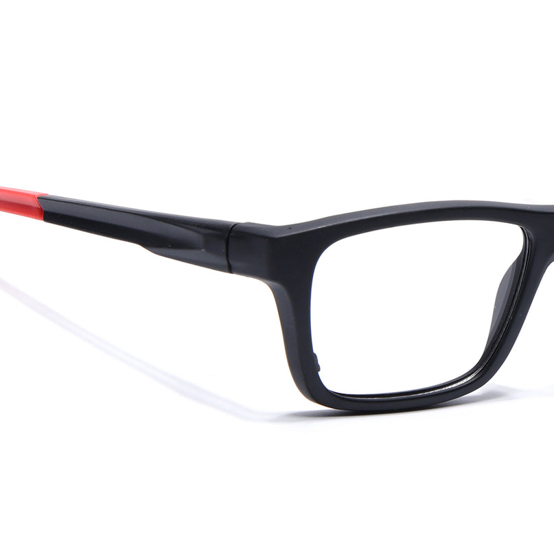 Voyage Active Black Square Eyeglasses for Men & Women - MG5645-C5