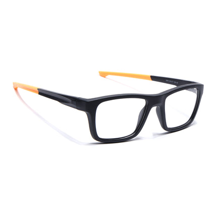 Voyage Active Black Square Eyeglasses for Men & Women - MG5646-C6