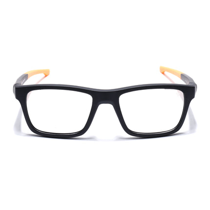 Voyage Active Black Square Eyeglasses for Men & Women - MG5646-C6