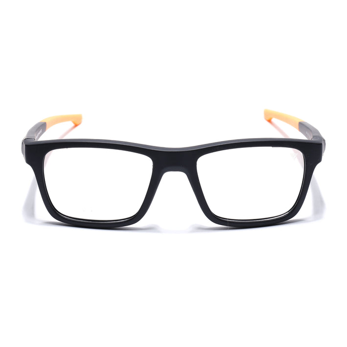 Voyage Active Black Square Eyeglasses for Men & Women - MG5646-C6