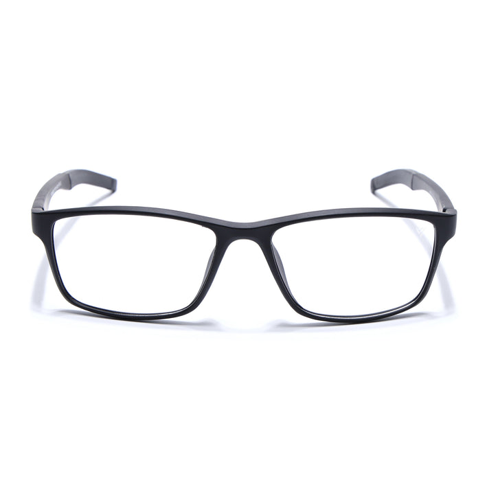 Voyage Active Black Rectangle Eyeglasses for Men & Women - MG5647-C1