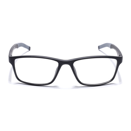 Voyage Active Black Rectangle Eyeglasses for Men & Women - MG5648-C2