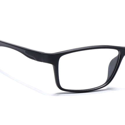 Voyage Active Black Rectangle Eyeglasses for Men & Women - MG5648-C2