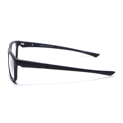 Voyage Active Black Square Eyeglasses for Men & Women - MG5653-C1