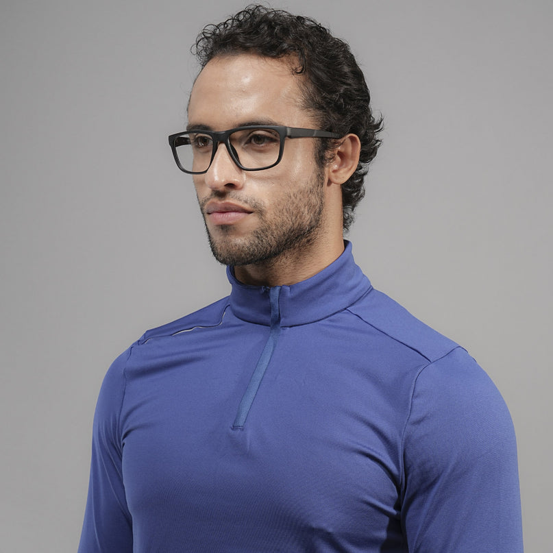 Voyage Active Black Square Eyeglasses for Men & Women - MG5654-C2