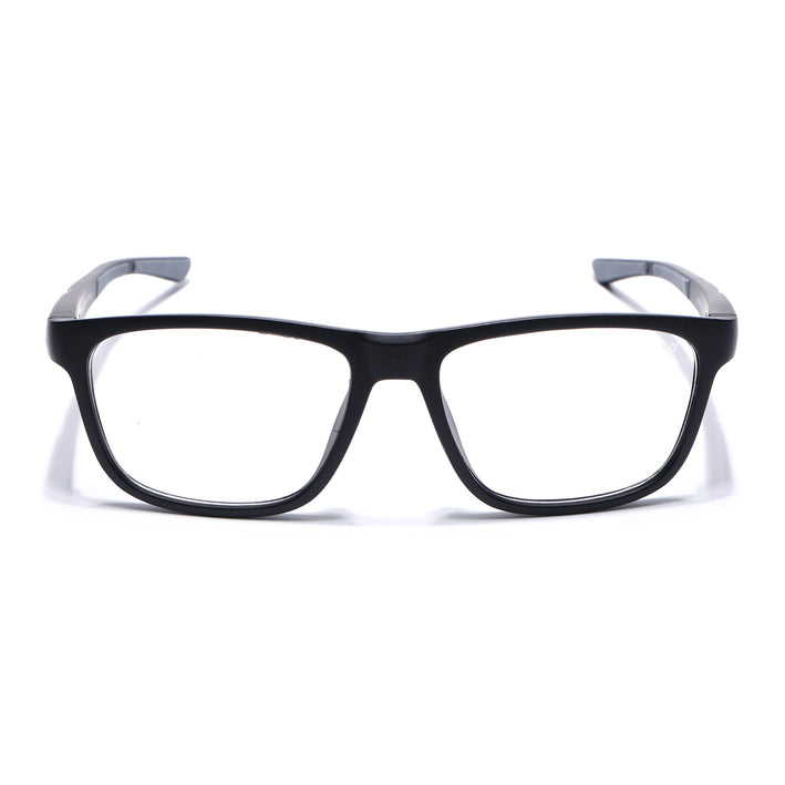 Voyage Active Black Square Eyeglasses for Men & Women - MG5654-C2