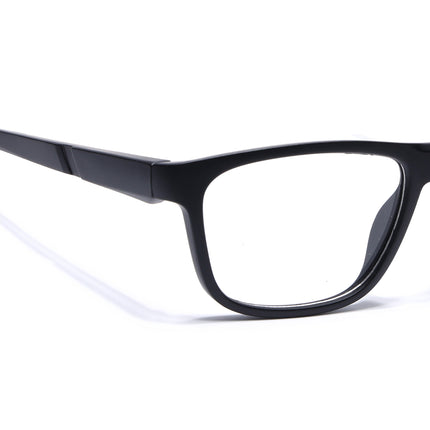 Voyage Active Black Square Eyeglasses for Men & Women - MG5654-C2