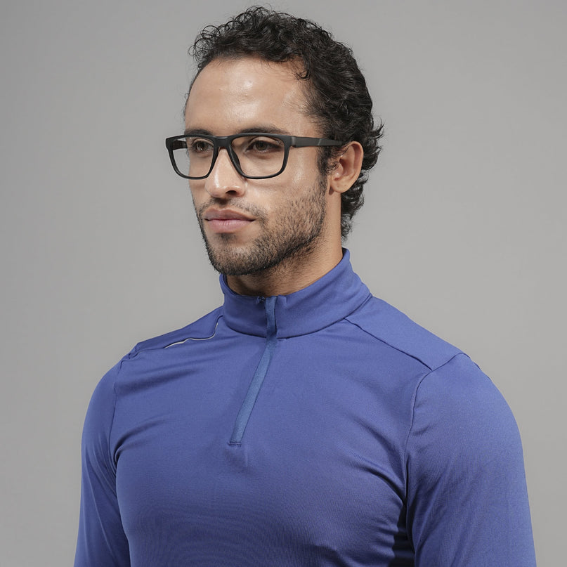 Voyage Active Black Square Eyeglasses for Men & Women - MG5655-C3