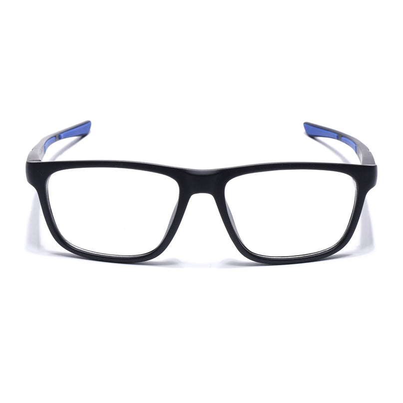 Voyage Active Black Square Eyeglasses for Men & Women - MG5655-C3