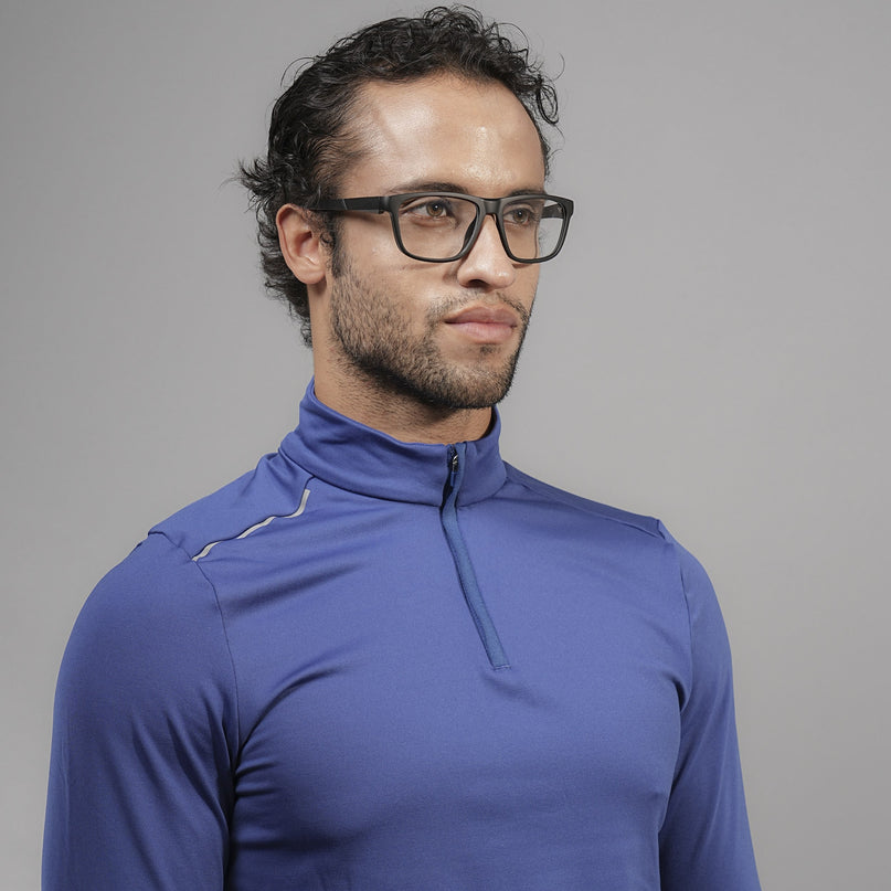 Voyage Active Black Square Eyeglasses for Men & Women - MG5656-C4