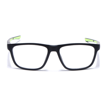 Voyage Active Black Square Eyeglasses for Men & Women - MG5656-C4