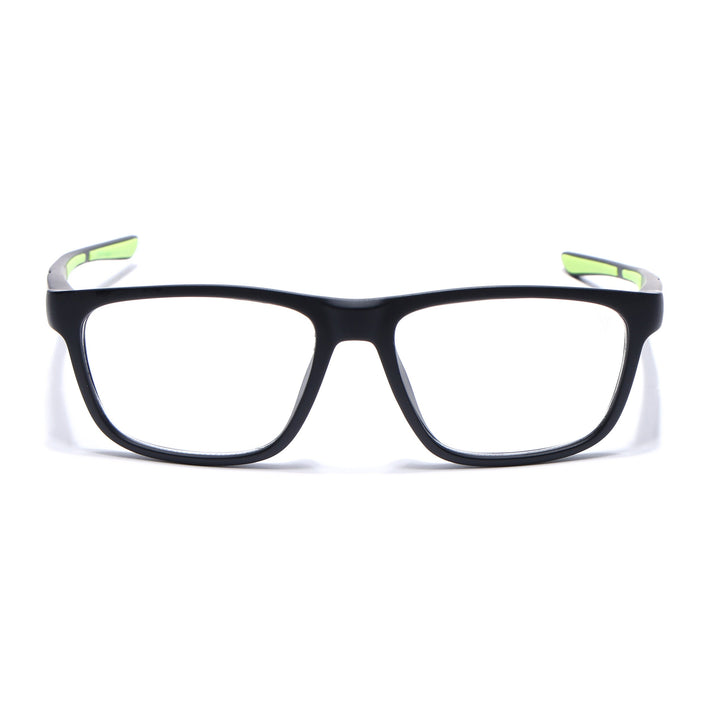 Voyage Active Black Square Eyeglasses for Men & Women - MG5656-C4