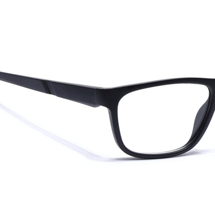 Voyage Active Black Square Eyeglasses for Men & Women - MG5656-C4