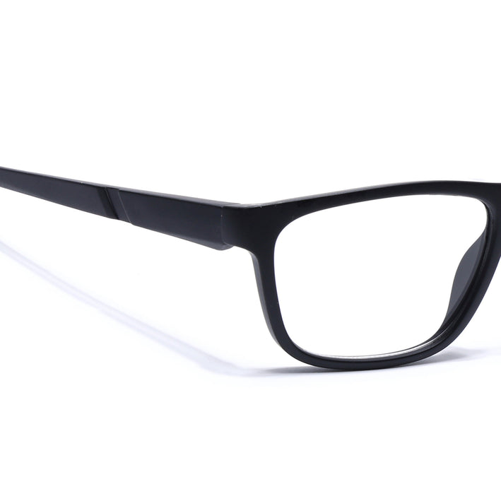 Voyage Active Black Square Eyeglasses for Men & Women - MG5656-C4