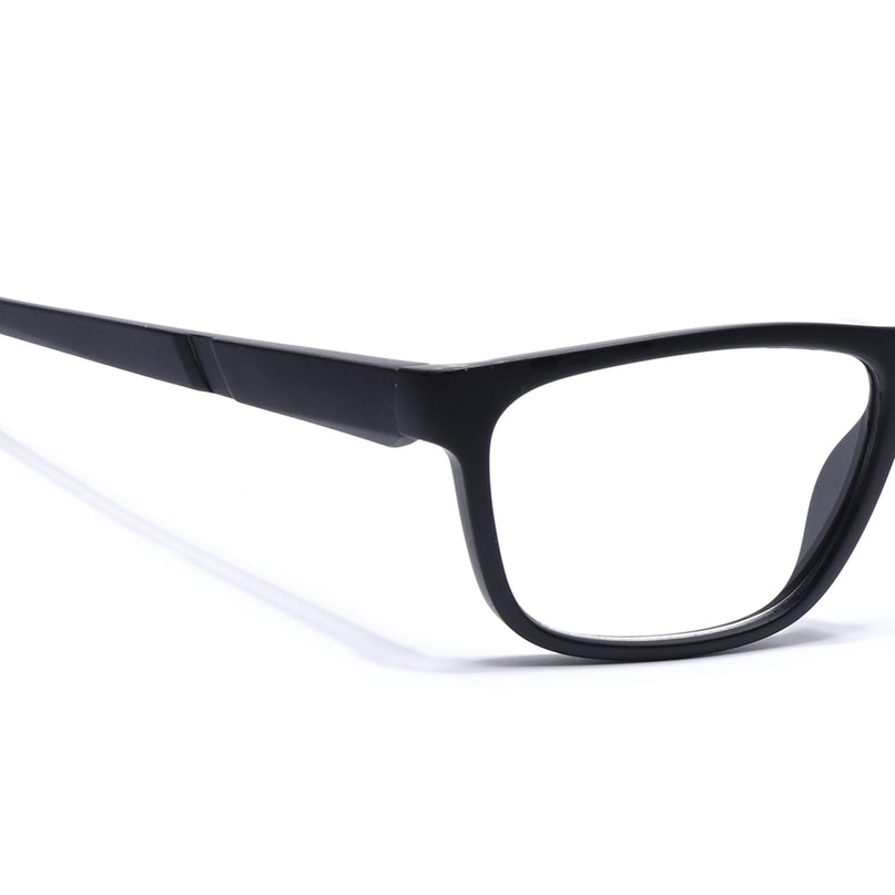 Voyage Active Black Square Eyeglasses for Men & Women - MG5656-C4