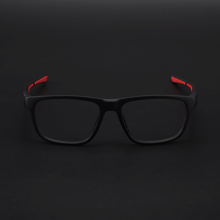 Voyage Active Black Square Eyeglasses for Men & Women - MG5657-C5