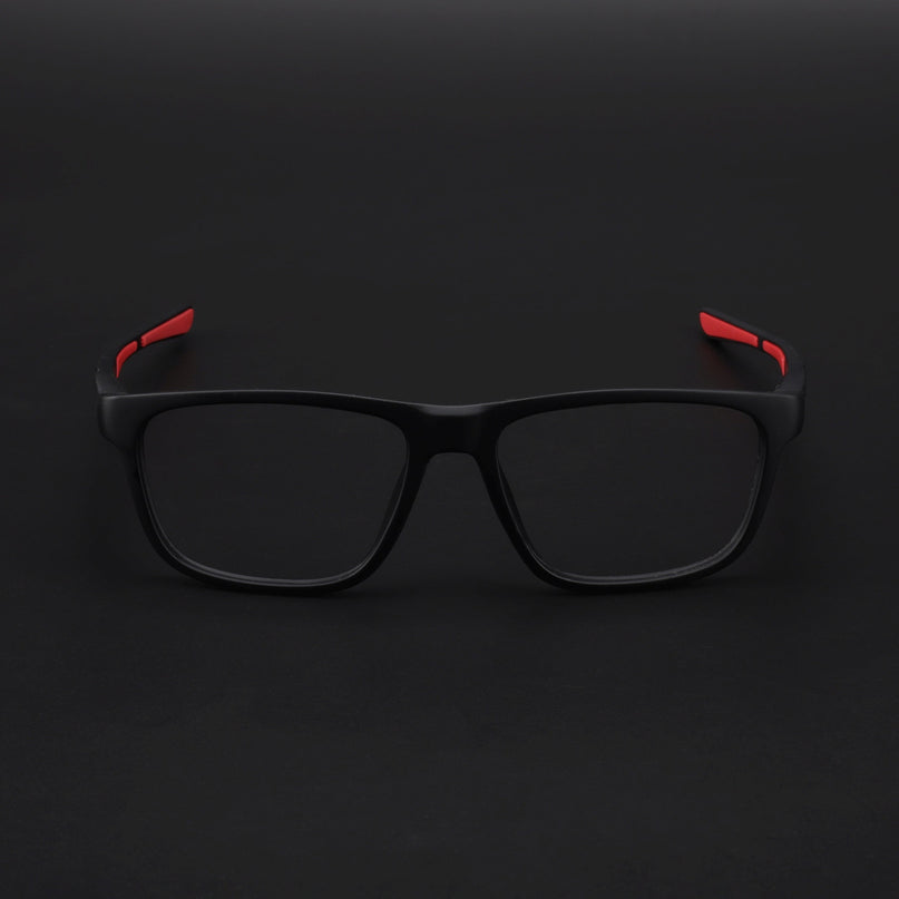 Voyage Active Black Square Eyeglasses for Men & Women - MG5657-C5