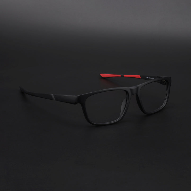 Voyage Active Black Square Eyeglasses for Men & Women - MG5657-C5