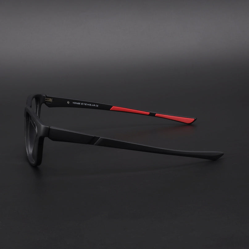 Voyage Active Black Square Eyeglasses for Men & Women - MG5657-C5
