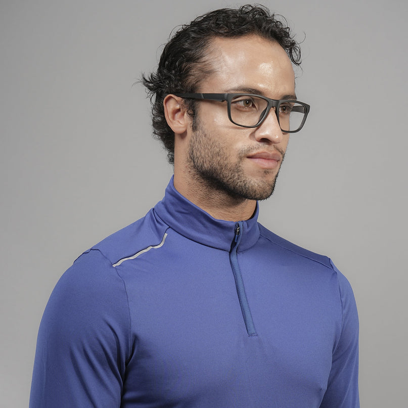 Voyage Active Black Square Eyeglasses for Men & Women - MG5658-C6