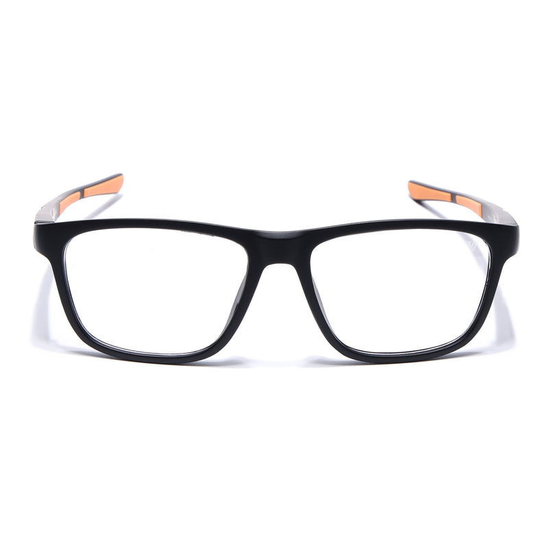 Voyage Active Black Square Eyeglasses for Men & Women - MG5658-C6