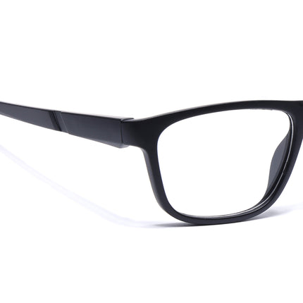 Voyage Active Black Square Eyeglasses for Men & Women - MG5658-C6