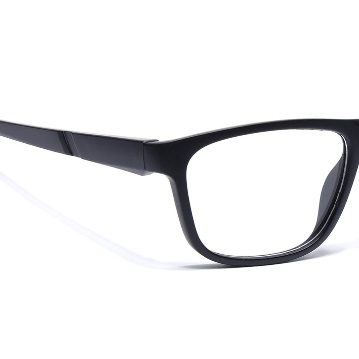 Voyage Active Black Square Eyeglasses for Men & Women - MG5658-C6