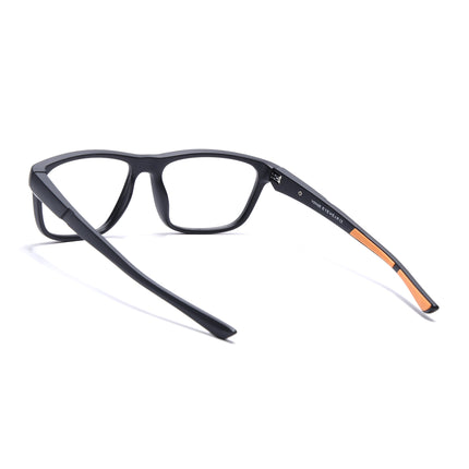 Voyage Active Black Square Eyeglasses for Men & Women - MG5658-C6