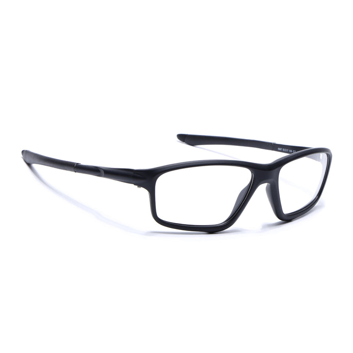 Voyage Active Black Rectangle Eyeglasses for Men & Women - MG5659-C1
