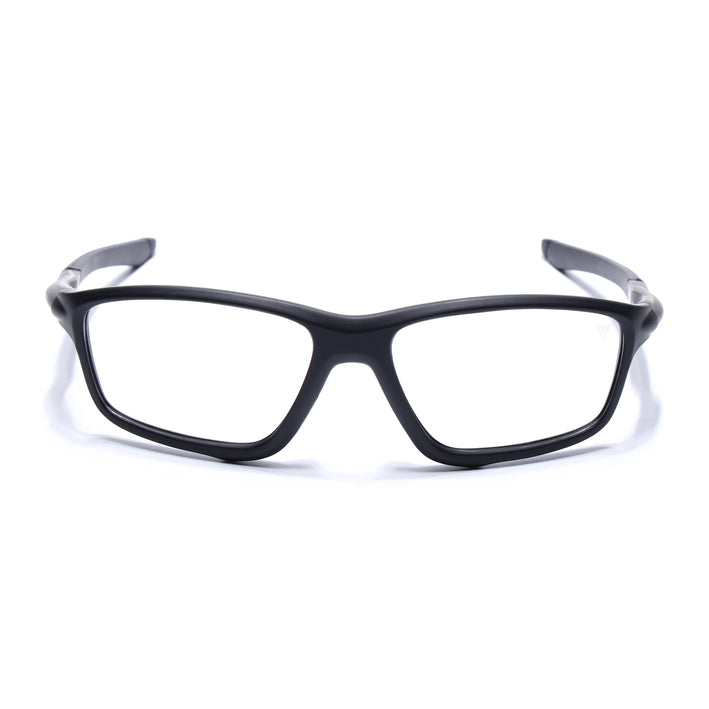Voyage Active Black Rectangle Eyeglasses for Men & Women - MG5659-C1