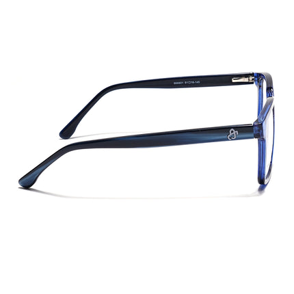 Eyejack Navy Blue Rectangle Eyeglasses for Men & Women (668801FCL2322)