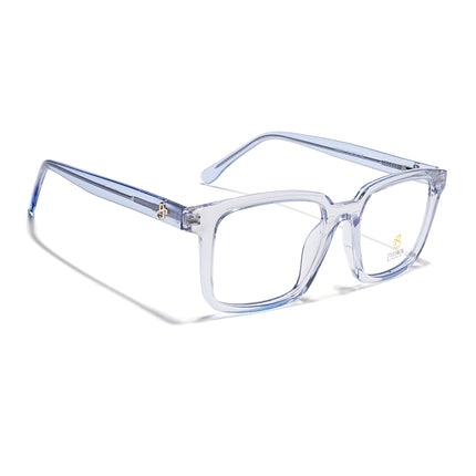 Eyejack Light Blue Rectangle Eyeglasses for Men & Women (668801FCL2323)