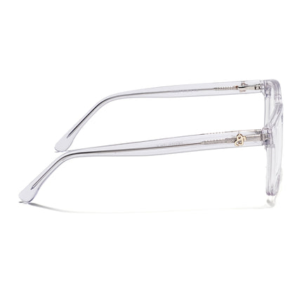 Eyejack Transparent Rectangle Eyeglasses for Men & Women (668801FCL2327)