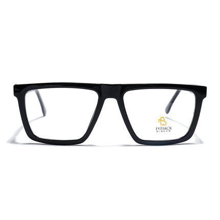 Eyejack Shine Black Wayfarer Eyeglasses for Men & Women (668802FCL2328)