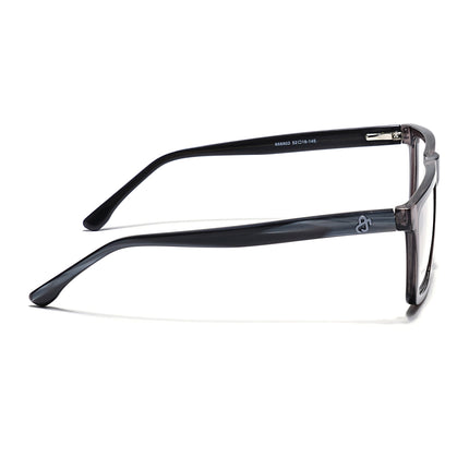 Eyejack Grey Wayfarer Eyeglasses for Men & Women (668802FCL2332)