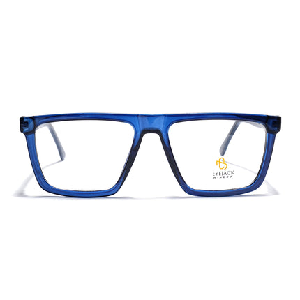 Eyejack Navy Blue Wayfarer Eyeglasses for Men & Women (668802FCL2334)