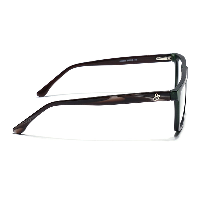 Eyejack Green Wayfarer Eyeglasses for Men & Women (668802FCL2337)
