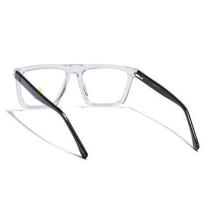 Eyejack Transparent Wayfarer Eyeglasses for Men & Women (668802FCL2338)