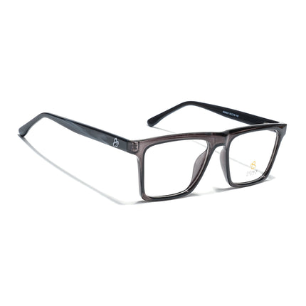 Eyejack Grey Wayfarer Eyeglasses for Men & Women (668803FCL2344)