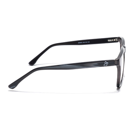 Eyejack Grey Wayfarer Eyeglasses for Men & Women (668803FCL2344)