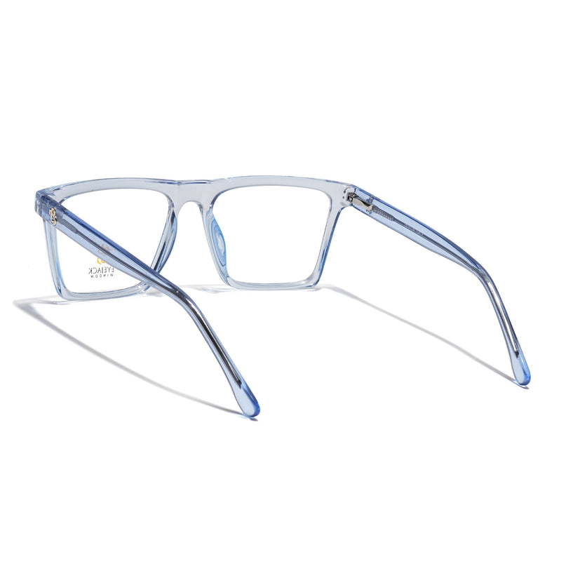 Eyejack Light Blue Wayfarer Eyeglasses for Men & Women (668803FCL2347)