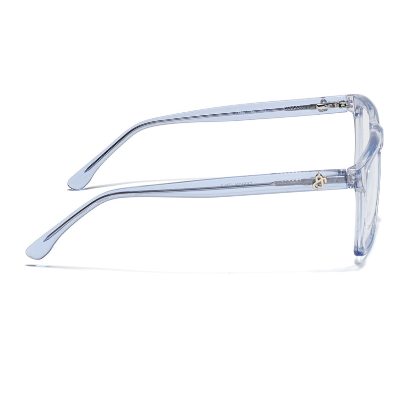 Eyejack Light Blue Wayfarer Eyeglasses for Men & Women (668803FCL2347)