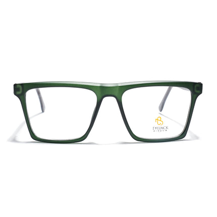 Eyejack Green Wayfarer Eyeglasses for Men & Women (668803FCL2349)