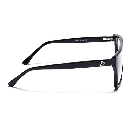 Eyejack Shine Black Wayfarer Eyeglasses for Men & Women (668804FCL2352)