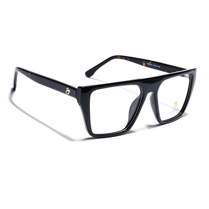 Eyejack Shine Black Wayfarer Eyeglasses for Men & Women (668804FCL2354)