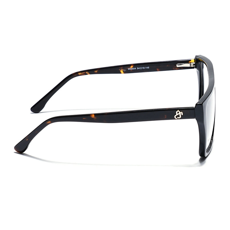 Eyejack Shine Black Wayfarer Eyeglasses for Men & Women (668804FCL2354)