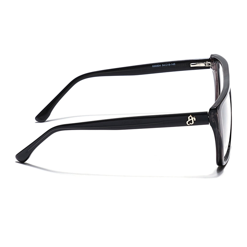 Eyejack Grey Wayfarer Eyeglasses for Men & Women (668804FCL2355)