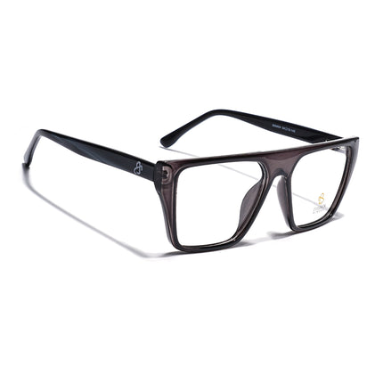 Eyejack Grey Wayfarer Eyeglasses for Men & Women (668804FCL2356)