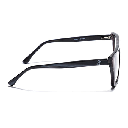 Eyejack Grey Wayfarer Eyeglasses for Men & Women (668804FCL2356)