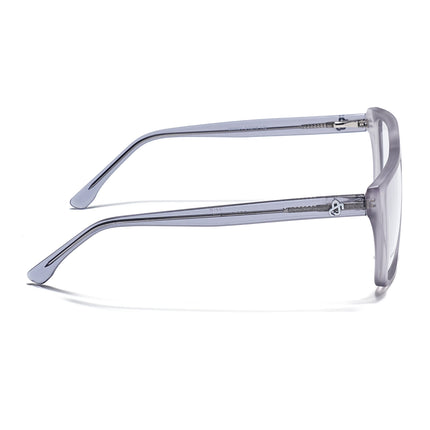 Eyejack Matt Grey Wayfarer Eyeglasses for Men & Women (668804FCL2357)